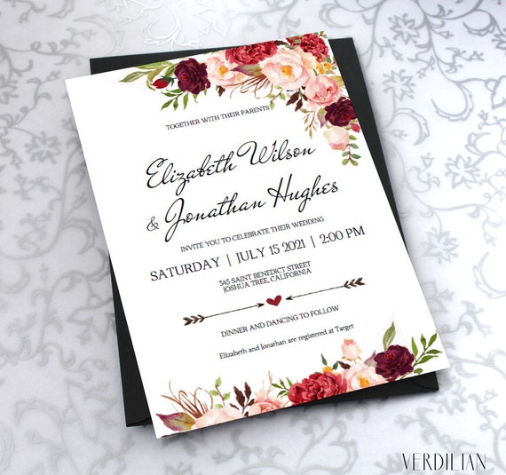 Wedding Invitation Pdf Download 6