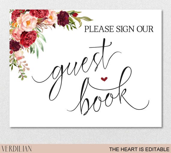 Guest Book Template Kahre Rsd7 Org