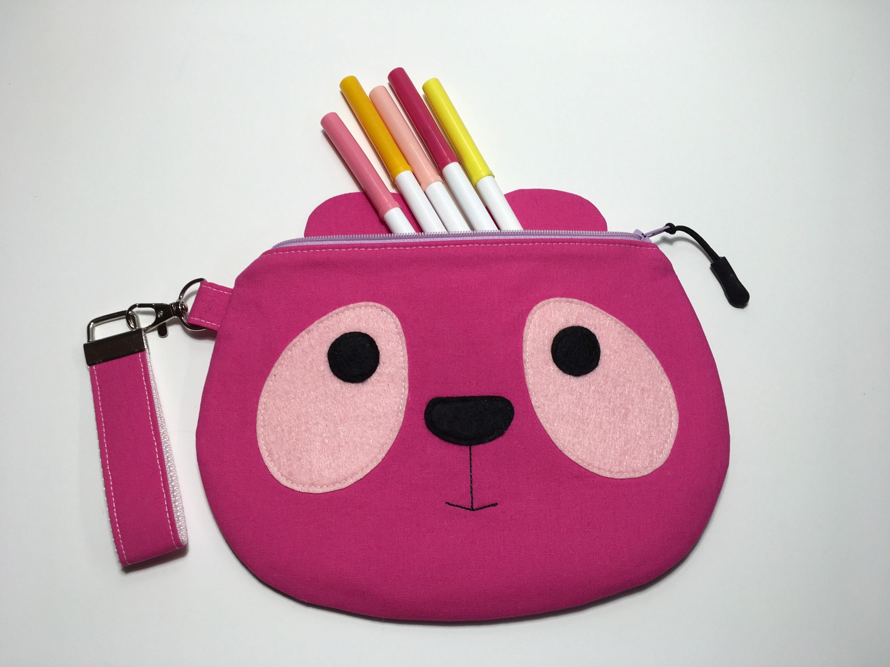 Animal zipper bag for kids panda Etsy