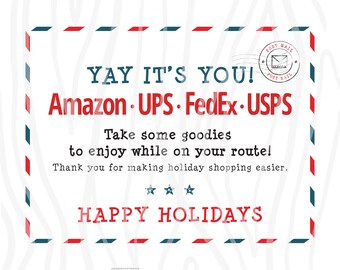 Printable Sign For Delivery Men Etsy