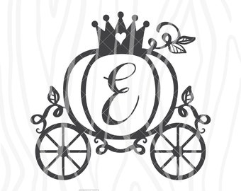 Pumpkin Carriage Svg Etsy