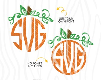 Download Fall Monogram Svg Etsy