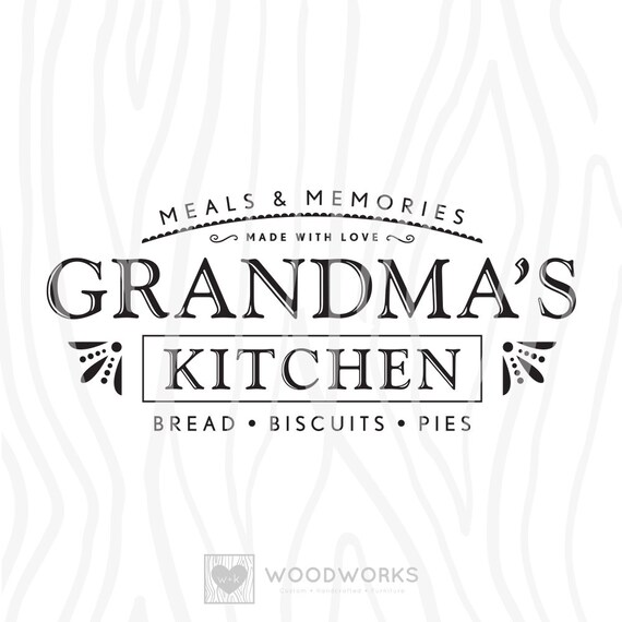 Download SVG / DXF Meals & Memories Grandma's Kitchen | Etsy