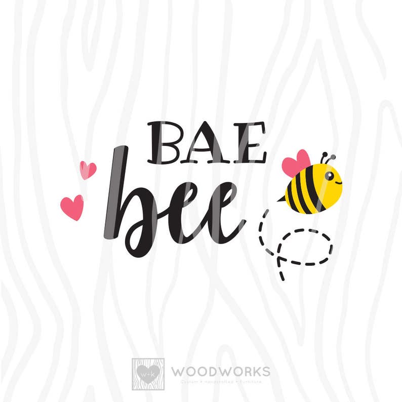 Download SVG / DXF Twin Pack: Queen Bee Bae Bee Instant Download | Etsy