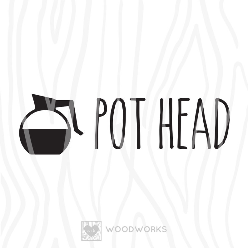Download SVG / DXF Coffee Pot Head Cut File For Coffee | Etsy