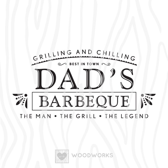 Download Svg Dxf Grilling And Chilling Dad S Etsy
