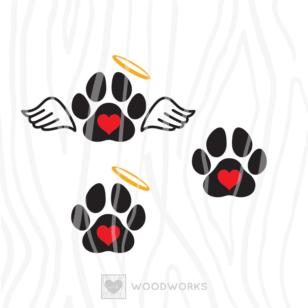 Free Free Paw Print With Halo Svg 519 SVG PNG EPS DXF File