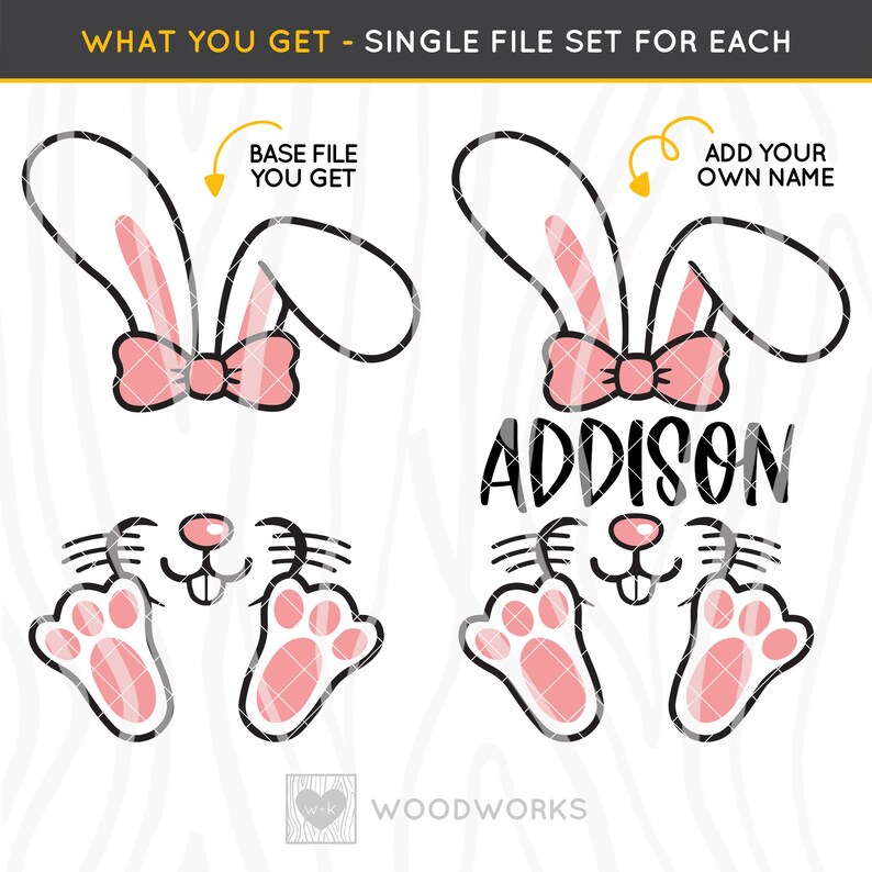SVG / DXF 3 PACK: Cute Easter Bunny Rabbit Face for Boy - Etsy