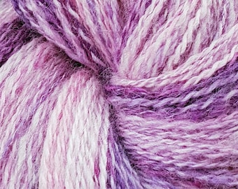 Pretty in Pink - Hand Spun Blend of Merino and Silk - 665 yards