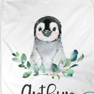 Name Labels for Kids, Personalized Penguin Waterproof Stickers, Daycare  Labels, Back to School 
