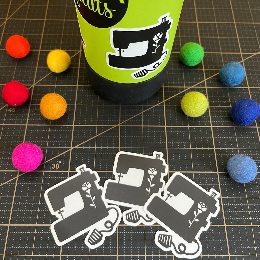 Sewing Machine Plug Sticker Sewing Machine Sticker BLACK, Vinyl Waterproof | Gifts - Etsy