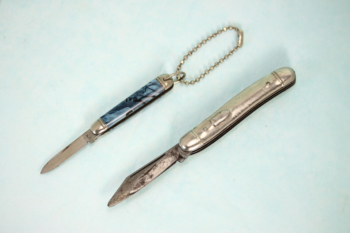 Vintage Richards Pocket Knives Sheffield England Lot of 2 Etsy Canada