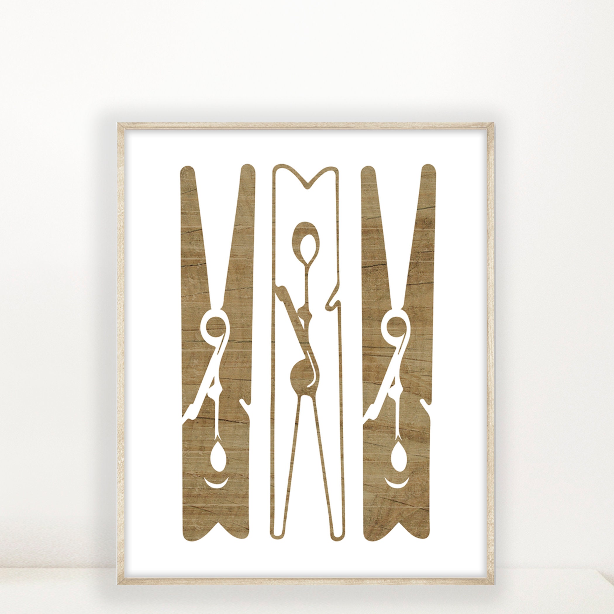 Clothespin Laundry Room Printable Laundry Room Sign Laundry Room Decor