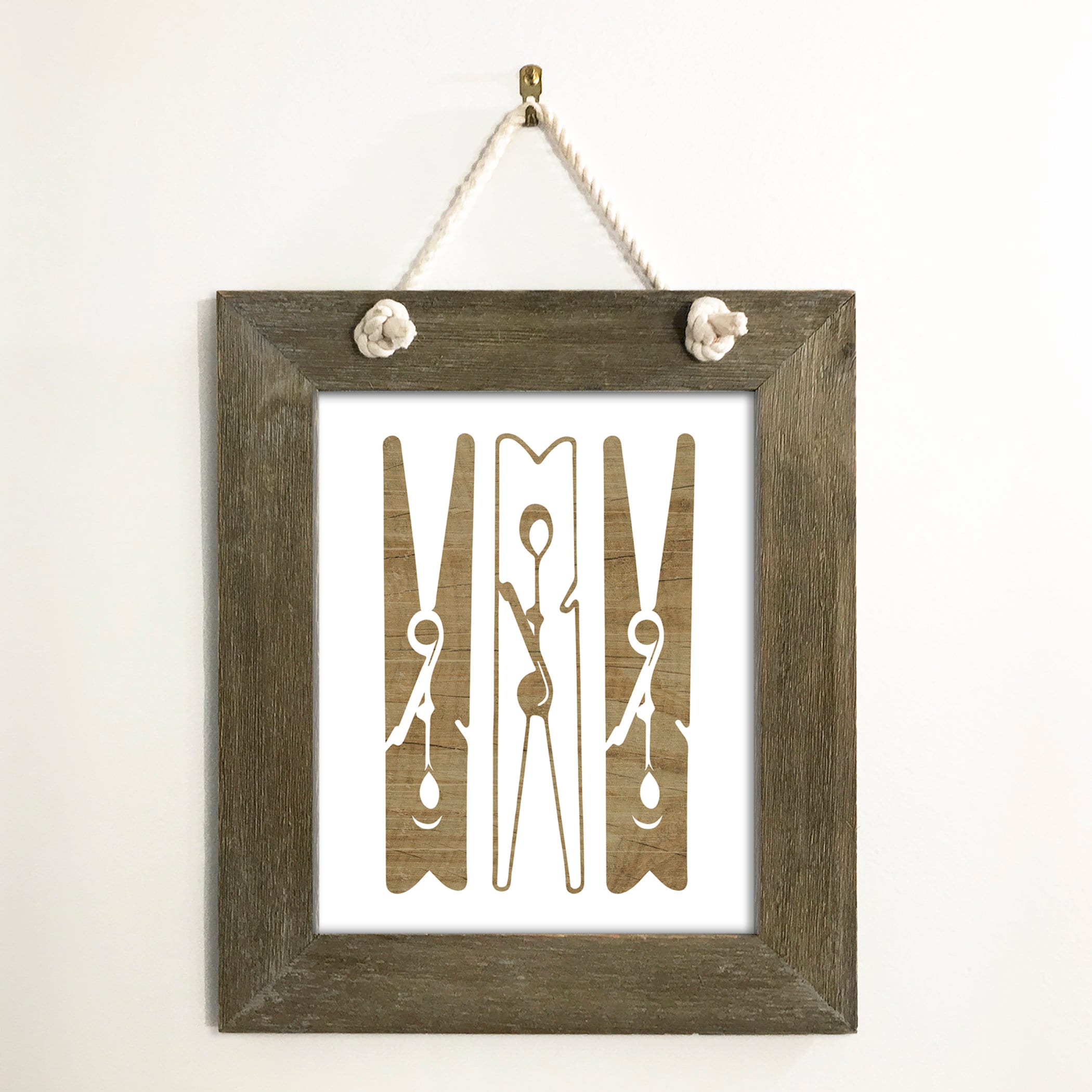 Clothespin Laundry Room Printable Laundry Room Sign Laundry Room Decor ...