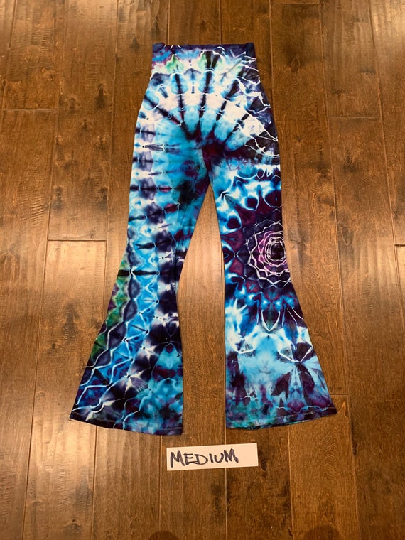 Hand Dyed Tie Dye YOGA pant Medium
