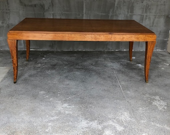 French Art Deco Eucalyptus Dining Table 1940's in the style of Gio Ponti