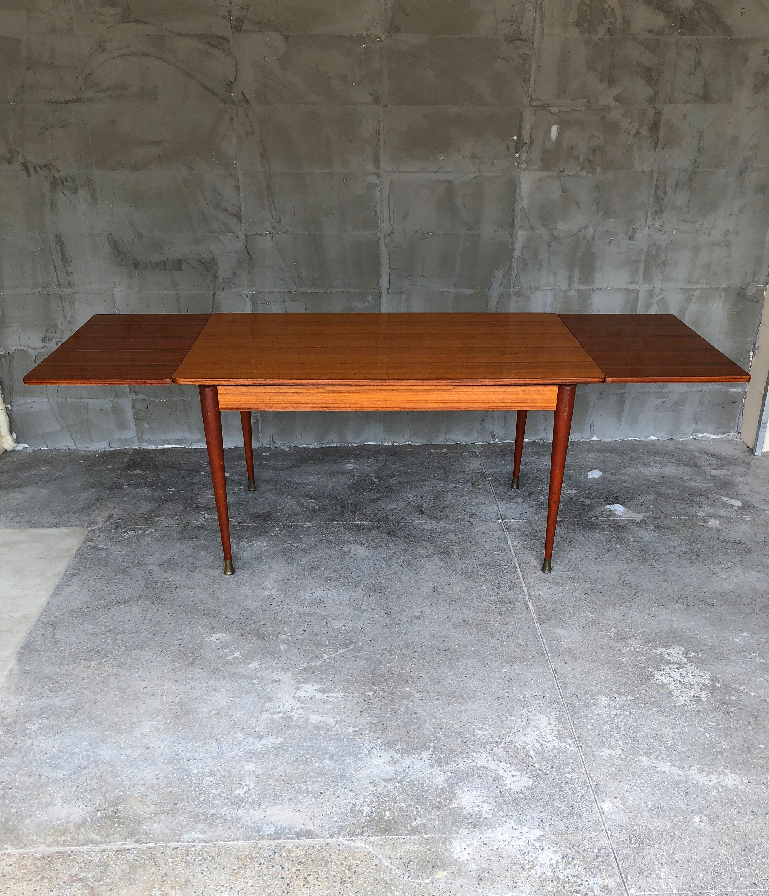 French Vintage Folding Dining Table 1950's - Etsy