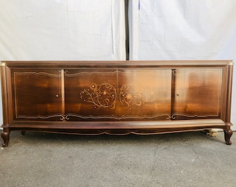 Luxury French Art Deco Rosewood Sideboard 1920's