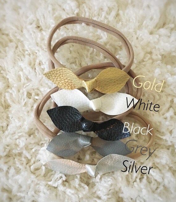 Items similar to leather headband, baby headband, nylon headband, baby