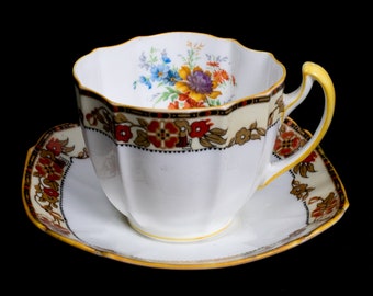 Rare Art Deco Paragon Teacup and Saucer from the 1930's - Mint