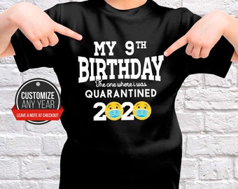 it's my 9th birthday shirt