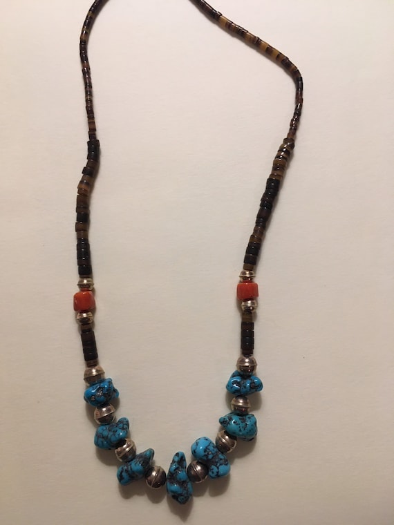 Turquoise necklace - image 1