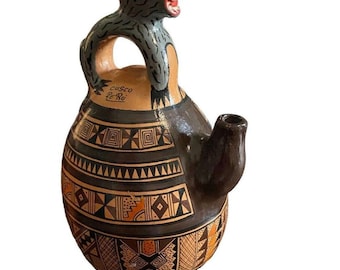 古代ペルー アステカ文明　ジャガーを着た人物　陶製（もし同じ物あれば連絡下さい） il_340x270.7566087267_axhm.jpg