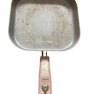 Vintage Pink Sunbeam Electric Skillet Frying Pan FPM-6 1950s Retro Frypan