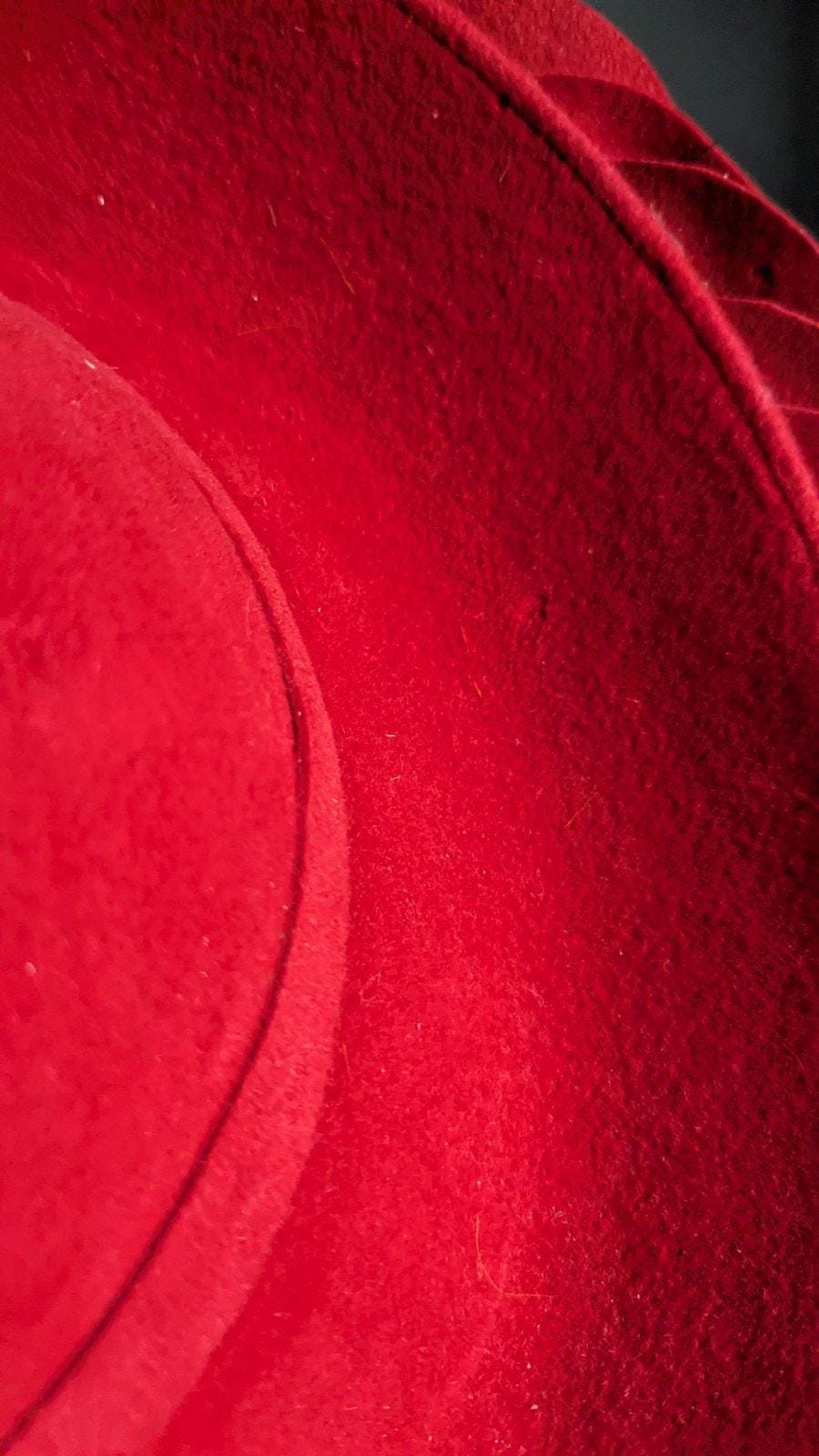 Vtg George Zamaul Couture Glamour Hat Red Rhinestone African Nigerian Beaded Vtg George Zamaul Couture Glamour Hat Red Rhinestone African  main image 4