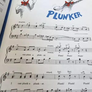 Cat In The Hat Liederbuch Seuss 1967 Noten Klavier Musik Vtg 1st Edition
