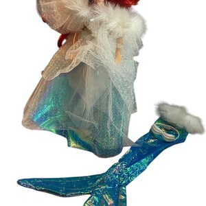 Disney Tyco Little Mermaid Holiday Ariel Doll Dress Tail Clamshell Bikini Top image 6