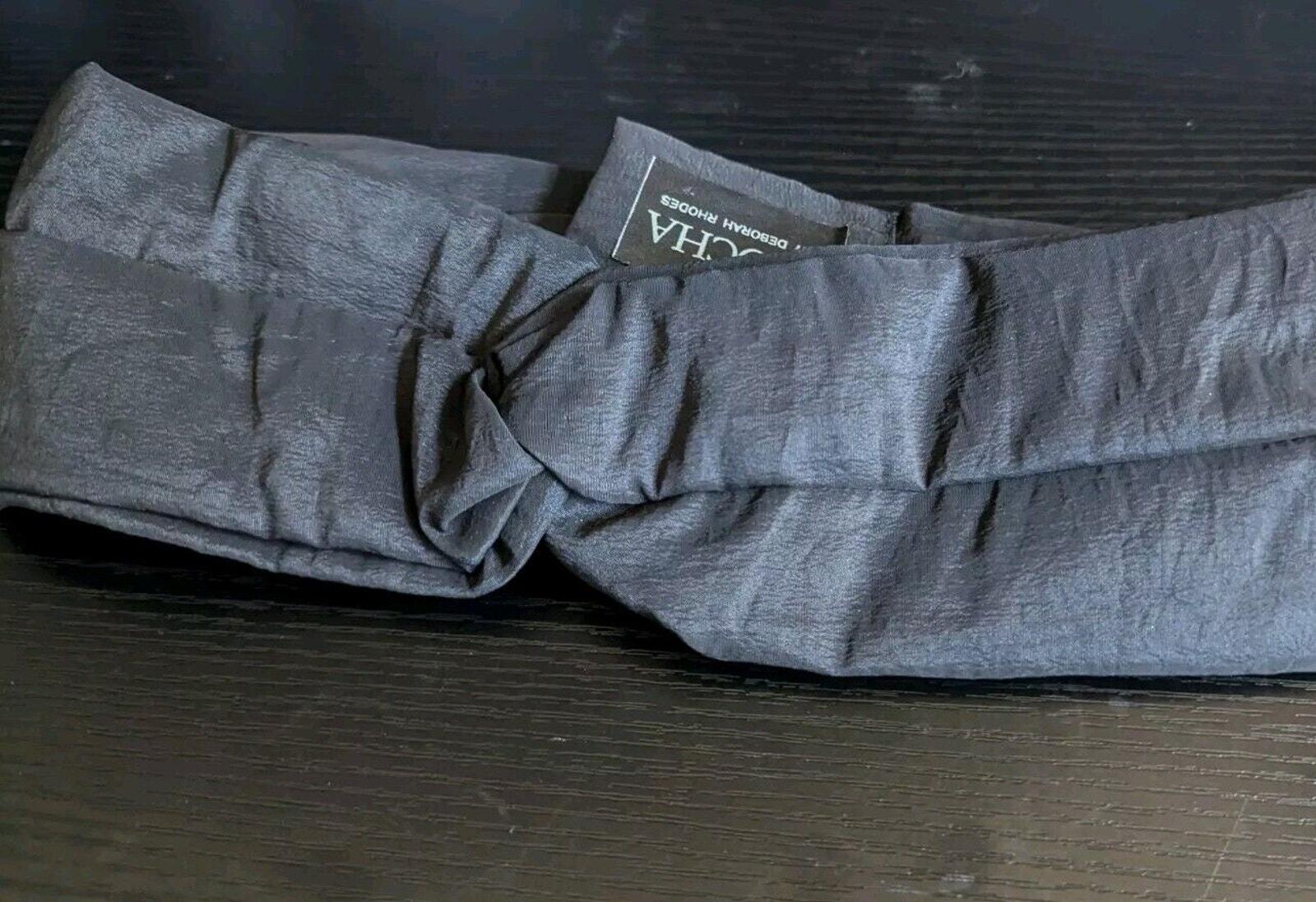 Vintage Deborah Rhodes Mocha Hair Band Twist Silk Wide 