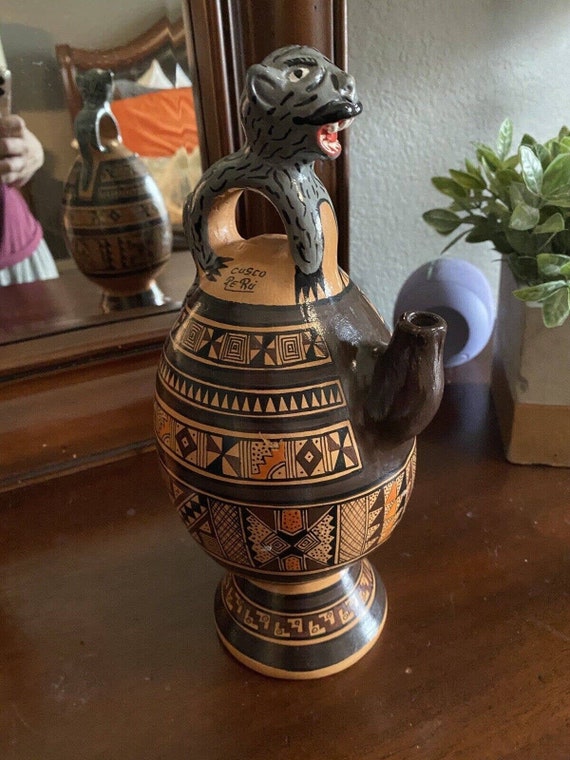 工芸品 Peruvian Quenua harvest pottery Quinua Pottery - Etsy