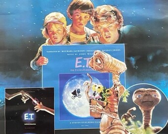 E.T. 1985 Mcdonalds Poster Extra Terrestrial - Etsy