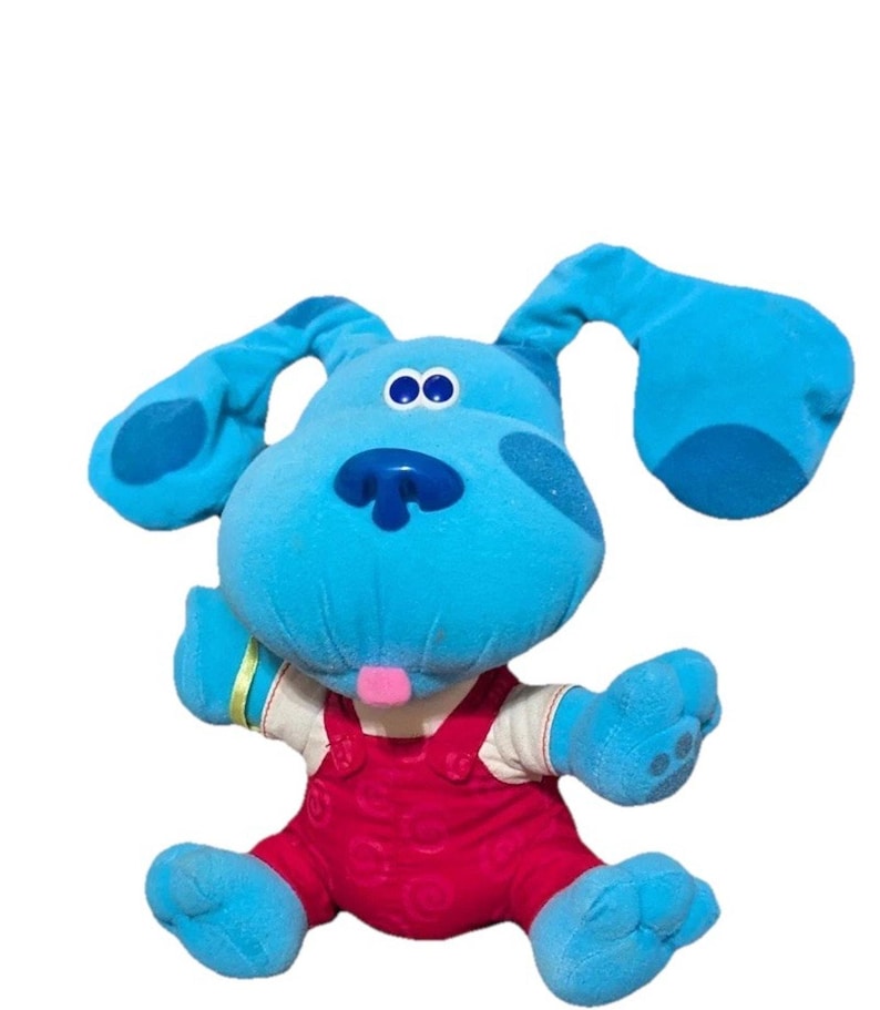 Vintage Blues Clues Plush: All Ears Blue Puppy Dog Toy, Fisher Price ...