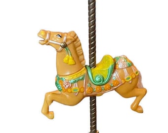 Vintage Matchbox Carousel Horse Sunshine Merry Go Round Pink Figure 1989 Pony