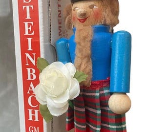 シュタインバッハ ウラレント ドイツ くるみ割り人形 小型 木製 手作り