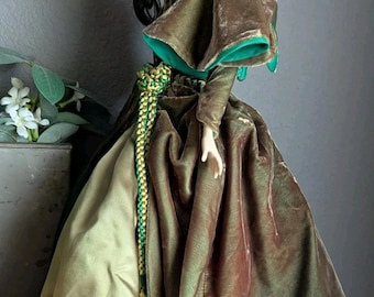 Franklin Heirloom Gone With The Wind Scarlett O'Hara Doll Green Drapery Dress
