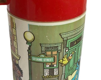 ヴィンテージ セサミストリート ランチボックス 魔法瓶 ボトル