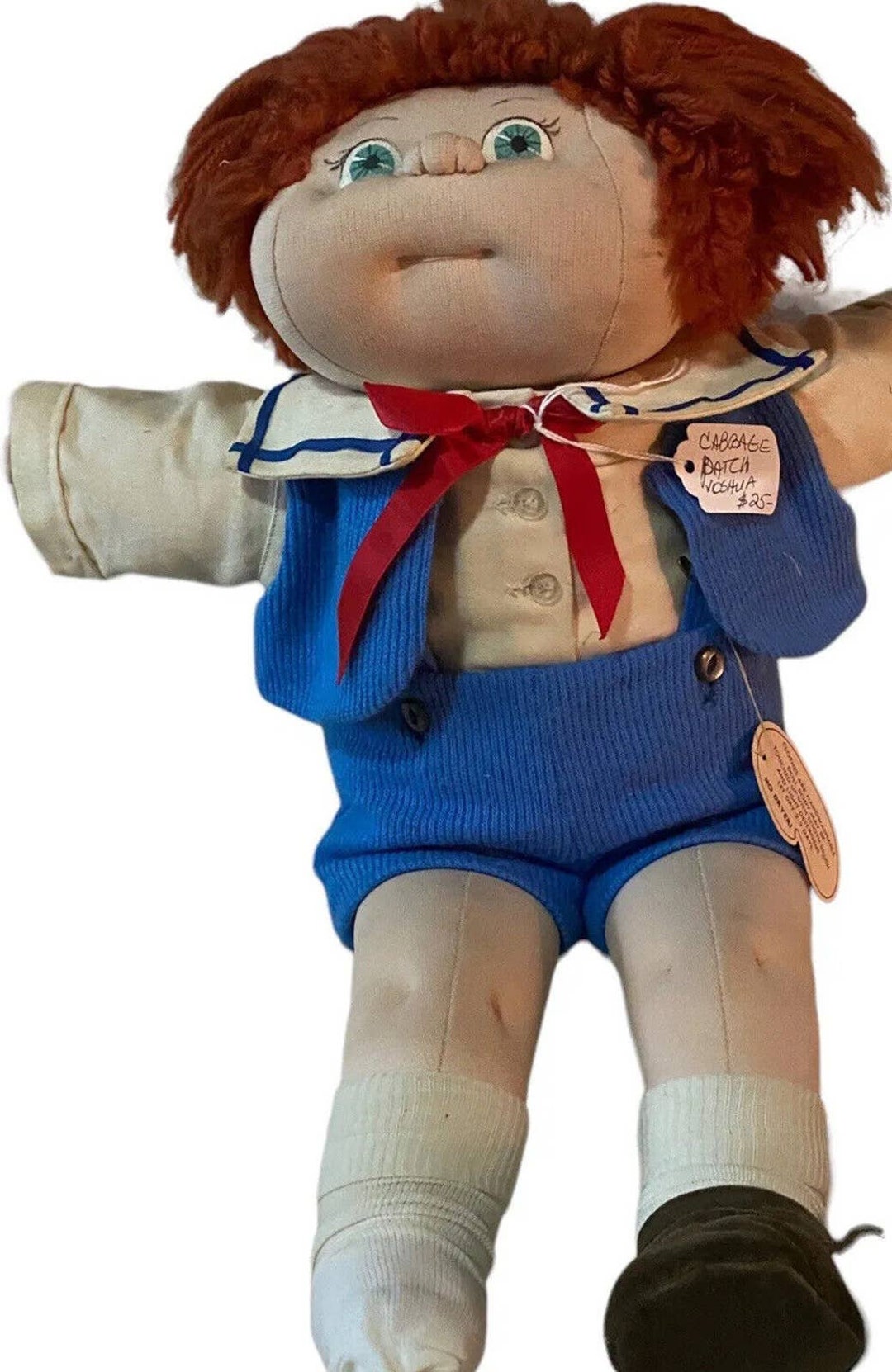 Vintage Soft Sculpture Doll Artist Made 80s Girl 22” Cloth Olgas ...