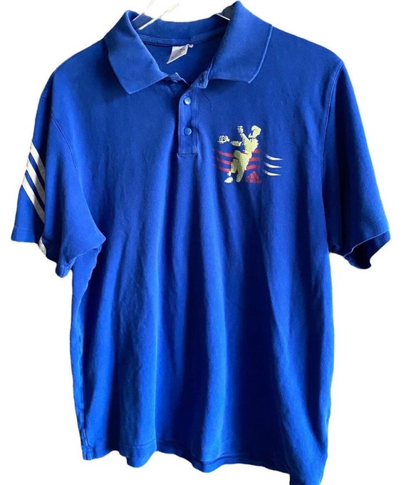 Vtg Adidas 2000 Olympics Polo Shirt Croatia Men L 