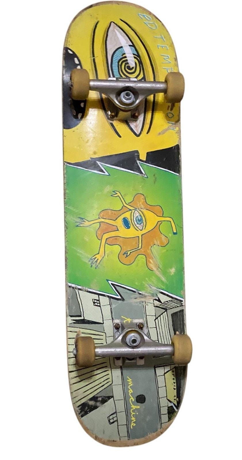 Toy Machine Ed Templeton Skateboard Complete Trucks Spitfire