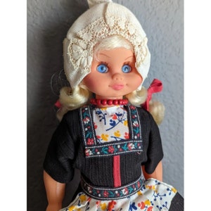 Vtg Rozetta Muñeca Amsterdam Holanda Chica 11&quot; Zuecos holandeses Vestido tradicional Folk