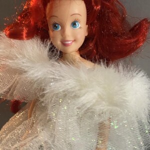 Disney Tyco Little Mermaid Holiday Ariel Doll Dress Tail Clamshell Bikini Top image 9