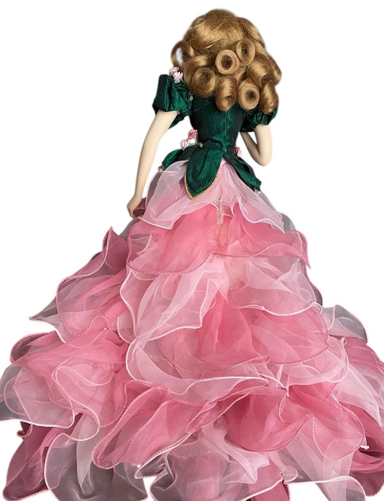 Franklin Mint Heirloom Doll Rose Princess Porcelain 21” Joyce