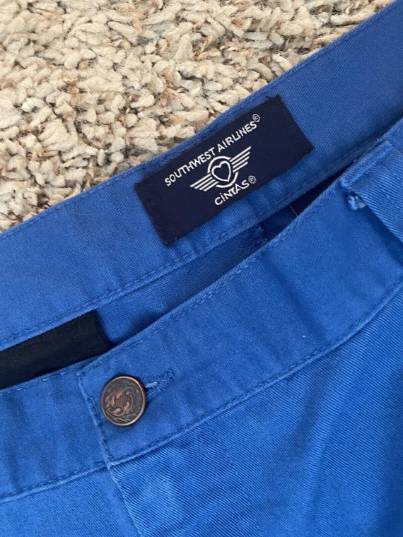 Vtg Southwest Airlines Cargo Shorts Uniform Cintas Em… Gem