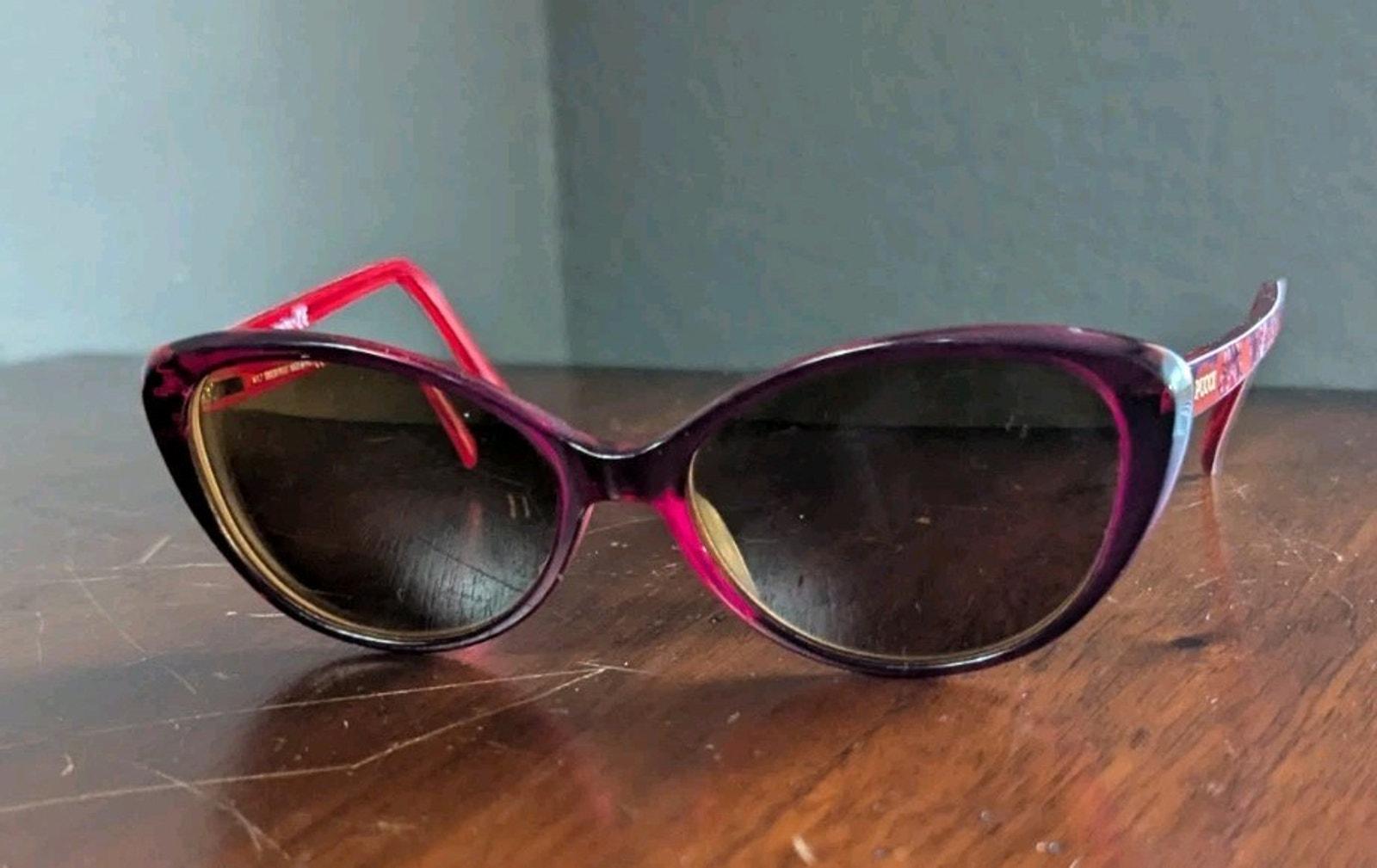 Emilio Pucci Sunglasses EP 5031-3 071 52-15-140 Cat Eye Red Printed Frames Women Emilio Pucci EP 5031-3 09252 Navy Cat Eyeglass FRAMES  main image 3