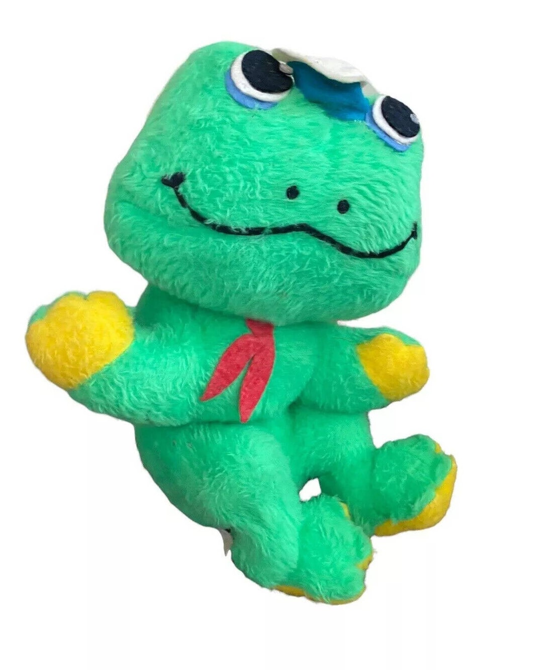 Vintage Frog Plush Dardenelle Dakin Pillow Pets Sailor Hat Stuffed