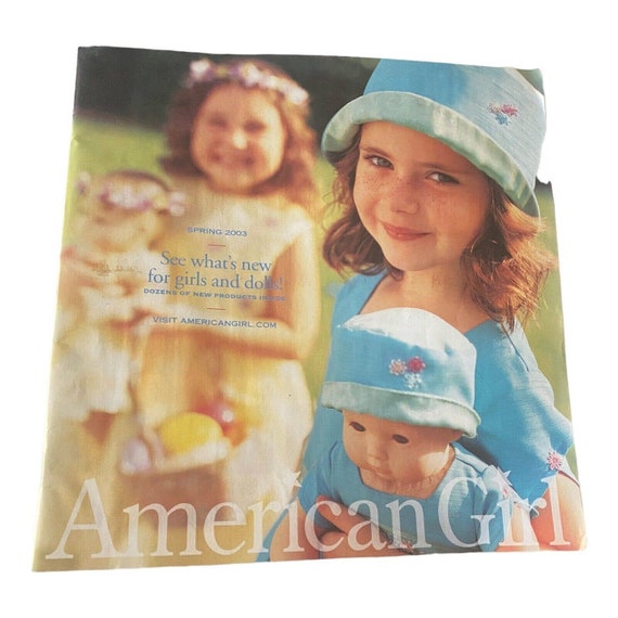 Vtg American Girl Doll Spring 2003 Catalog Catalogue Book Clothes