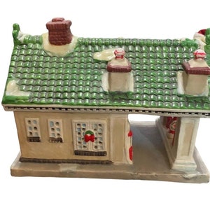 Texaco town filling station christmas